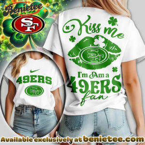 San Francisco 49ers Premium NFL Kiss Me St. Patricks Day Women Tshirt, Hoodie, Sweatshirt