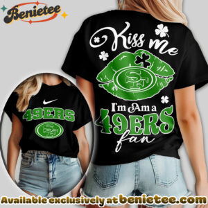 San Francisco 49ers Premium NFL Kiss Me St. Patricks Day Women Tshirt, Hoodie, Sweatshirt