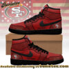 San Francisco 49ers Premium NFL Pride Jordan 1 High Top Sneaker Nike Air Jordan 1