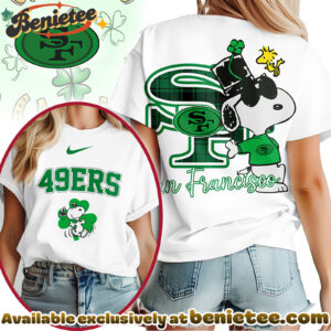 San Francisco 49ers Premium NFL Snoopy St Patricks Day Tshirt, Hoodie, Sweatshirt