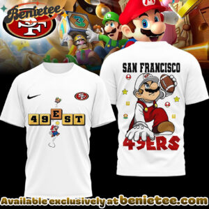San Francisco 49ers Premium NFL Super Mario 3D Tshirt, Sweatshirt, Hoodie