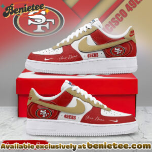 San Francisco 49ers Premium SHOES Air Force 1 Victory Pride Limited Edition