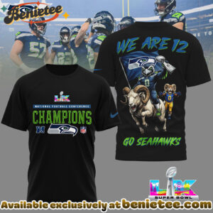 Seattle Seahawks Premium NFL 2026 Super Bowl 3D Tshirt, Sweatshirt, Hoodie - Ver 2