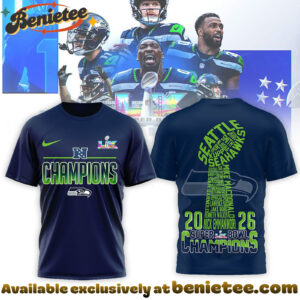 Seattle Seahawks Premium NFL 2026 Super Bowl 3D Tshirt, Sweatshirt, Hoodie