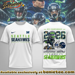 Seattle Seahawks Premium NFL 2026 Super Bowl 3D Tshirt, Sweatshirt, Hoodie - Ver 6