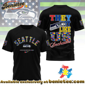 Seattle Seahawks Premium NFL Autism Awareness Month 3D Tshirt, Hoodie, Sweatshirt