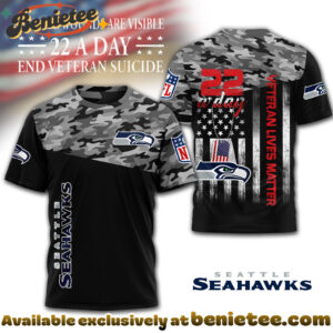 Seattle Seahawks Premium NFL Veteran Suicide Awareness 3D Tshirt, Sweatshirt, Hoodie