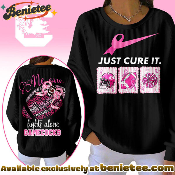 South Carolina Gamecocks Premium NCAA Breast Cancer Awareness T-Shirt And Sweatshirt
