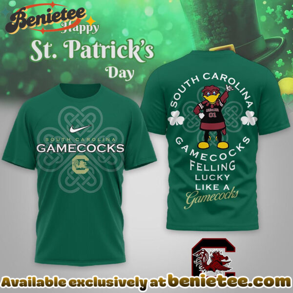 South Carolina Gamecocks Premium NCAA Lucky St Patricks Day Tshirt, Hoodie, Sweatshirt