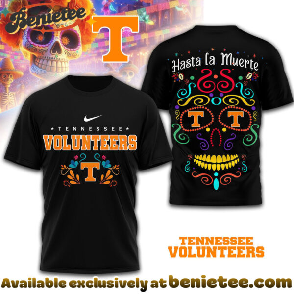 Tennessee Volunteers Premium NCAA Day of the Dead 3D Tshirt, Sweatshirt, Hoodie
