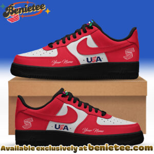 USA Baseball World Baseball Classic Shoes Nike Air Force 1 Limited Edition 2026 Red