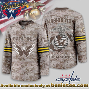 Washington Capitals Premium NHL U.S.M.C Hockey Jersey