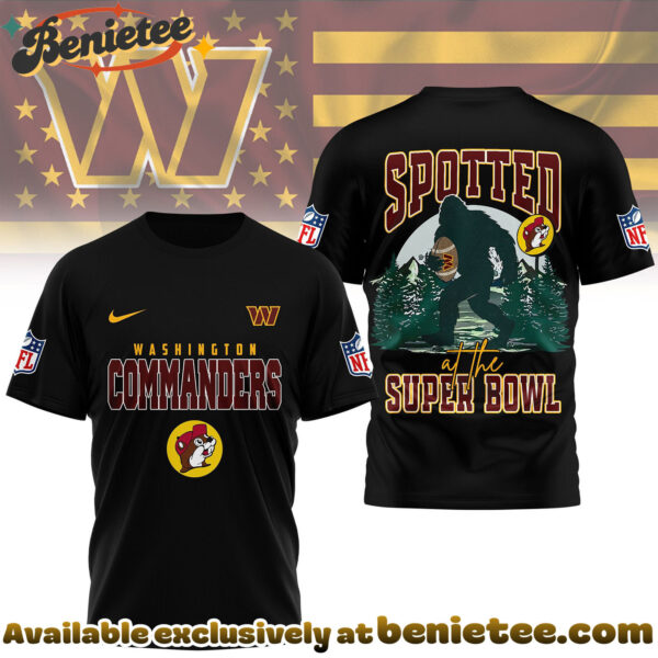 Washington Coanders Premium NFL Spotted at the Super Bowl 3D Tshirt, Sweatshirt, Hoodie