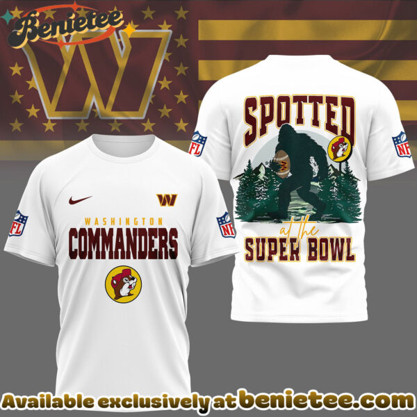 Washington Coanders Premium NFL Spotted at the Super Bowl 3D Tshirt, Sweatshirt, Hoodie