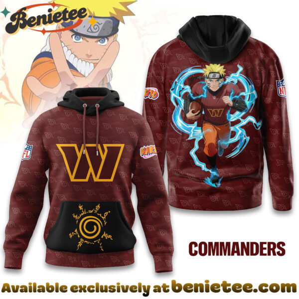 Washington Coanders Premium NFL x Naruto Limited Edition Hoodie, Tshirt, Sweatshirt