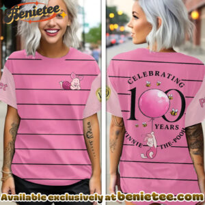 Winnie-the-Pooh x Piglet 3D Apparel Tshirt, Sweatshirt, Hoodie