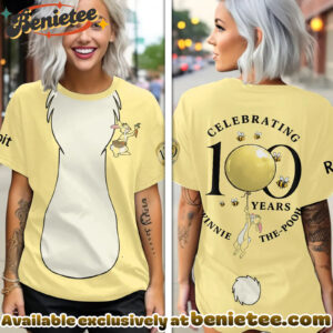 Winnie-the-Pooh x Rabbit 100th Anniversary 3D Apparel Tshirt, Sweatshirt, Hoodie