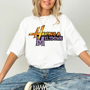 "Having A Meltdown" Vintage 90s Style T-Shirt