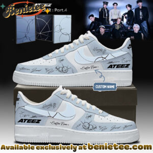 ATEEZ GOLDEN HOUR Part4 Signature - Shoes Air Force 1 - Ver 3