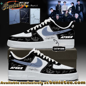 ATEEZ GOLDEN HOUR Part4 Signature - Shoes Air Force 1 - Ver 7