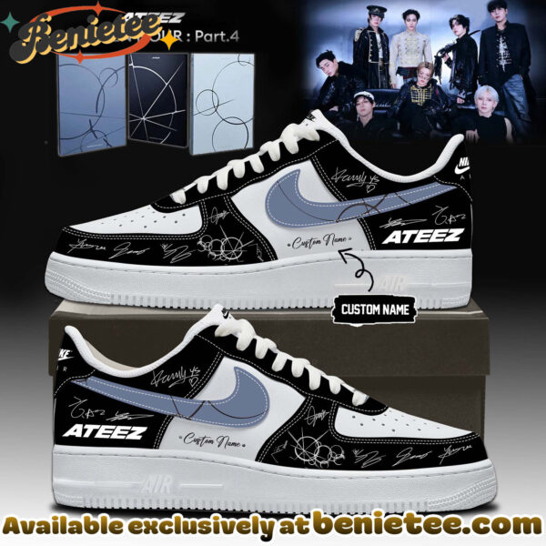 ATEEZ GOLDEN HOUR Part4 Signature - Shoes Air Force 1 - Ver 7