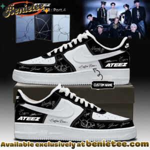 ATEEZ GOLDEN HOUR Part4 Signature - Shoes Air Force 1 - Ver 2