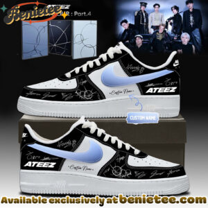 ATEEZ GOLDEN HOUR Part4 Signature - Shoes Air Force 1 - Ver 9