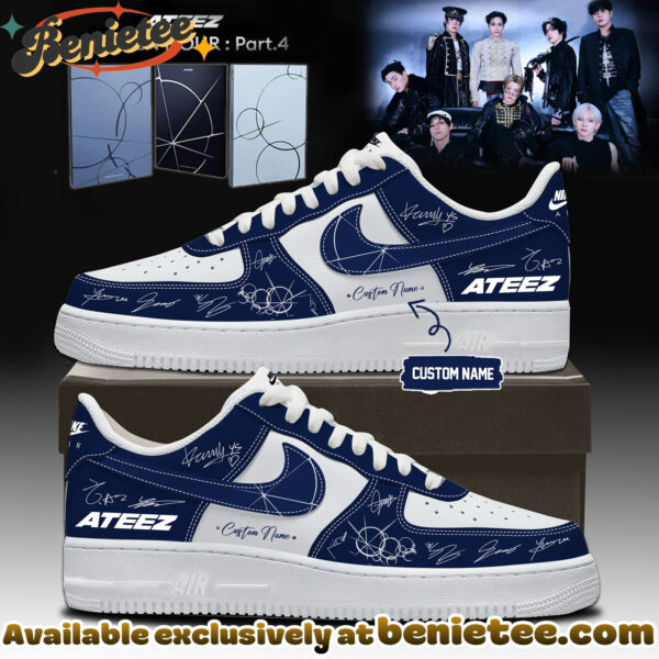 ATEEZ GOLDEN HOUR Part4 Signature - Shoes Air Force 1