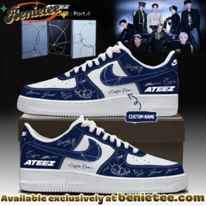 ATEEZ GOLDEN HOUR Part4 Signature - Shoes Air Force 1