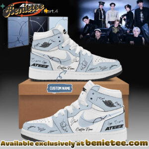 ATEEZ GOLDEN HOUR Part4 Signature - Shoes Air Jordan 1 - Ver 7