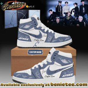 ATEEZ GOLDEN HOUR Part4 Signature - Shoes Air Jordan 1 - Ver 2