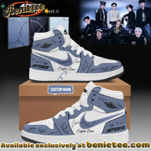 ATEEZ GOLDEN HOUR Part4 Signature - Shoes Air Jordan 1 - Ver 6