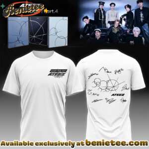 ATEEZ GOLDEN HOUR Part4 Signature - Tshirt, Hoodie, Sweatshirt - Ver 7
