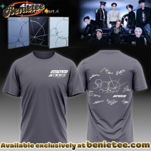 ATEEZ GOLDEN HOUR Part4 Signature - Tshirt, Hoodie, Sweatshirt - Ver 6