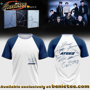 ATEEZ GOLDEN HOUR Part4 Signature - Tshirt, Hoodie, Sweatshirt - Ver 9