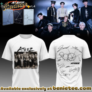 ATEEZ GOLDEN HOUR Part4 Signature - Tshirt, Hoodie, Sweatshirt - Ver 11