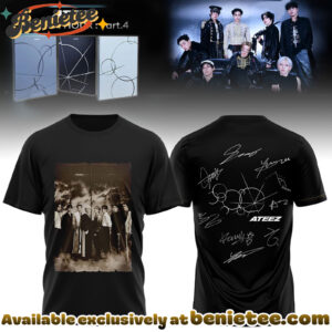 ATEEZ GOLDEN HOUR Part4 Signature - Tshirt, Hoodie, Sweatshirt