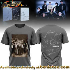 ATEEZ GOLDEN HOUR Part4 Signature - Tshirt, Hoodie, Sweatshirt - Ver 3