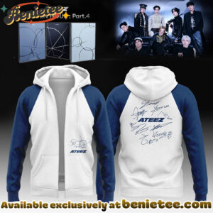 ATEEZ GOLDEN HOUR Part4 Signature - Zip Hoodie - Ver 6