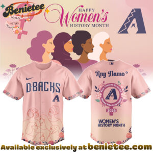All Team MLB ARI Diamondbacks special Womens History Month Limited Edition Jersey