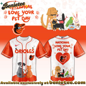 All Team MLB BAL Orioles special National Love Your Pet Day Limited Edition Jersey