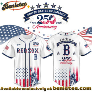 All Team MLB BOS Red Sox special Americas 250th Anniversary Limited Edition Jersey