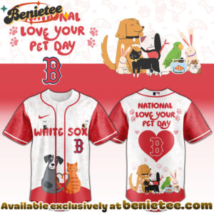 All Team MLB BOS Red Sox special National Love Your Pet Day Limited Edition Jersey