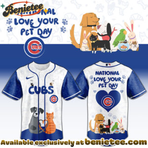 All Team MLB CHC Cubs special National Love Your Pet Day Limited Edition Jersey