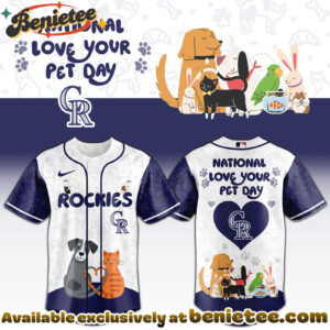 All Team MLB COL Rockies special National Love Your Pet Day Limited Edition Jersey
