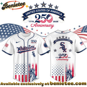 All Team MLB CWS White Sox special Americas 250th Anniversary Limited Edition Jersey
