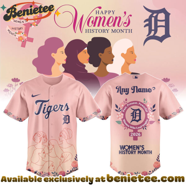 All Team MLB DET Tigers special Womens History Month Limited Edition Jersey
