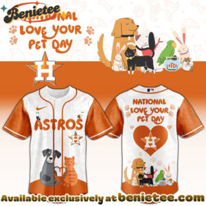 All Team MLB HOU Astros special National Love Your Pet Day Limited Edition Jersey