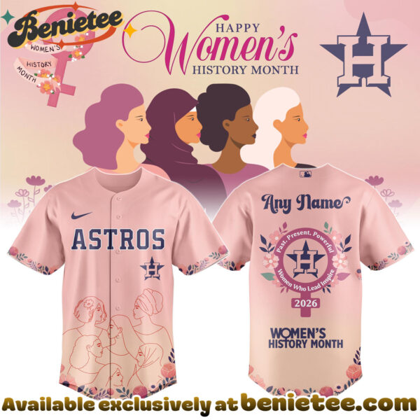 All Team MLB HOU Astros special Womens History Month Limited Edition Jersey