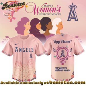 All Team MLB LA Angels special Womens History Month Limited Edition Jersey